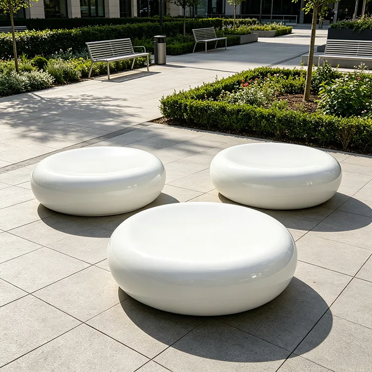 Bangku Pebble FRP Komersial